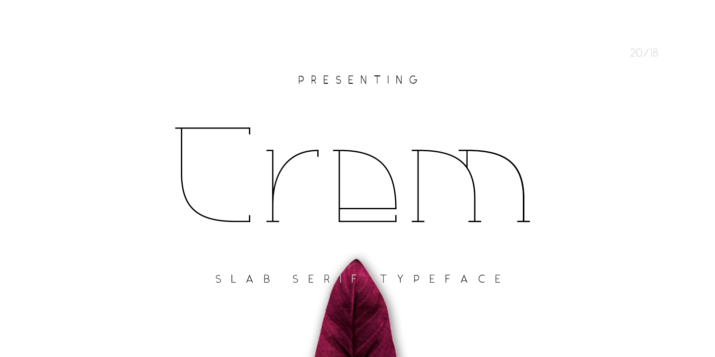Crem Slab SemiBold Font preview